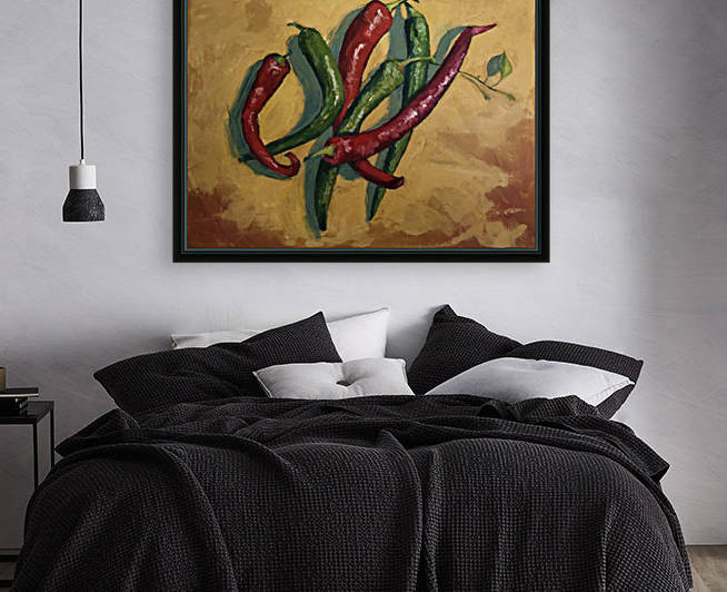 Six Peppers by Hal Sadler