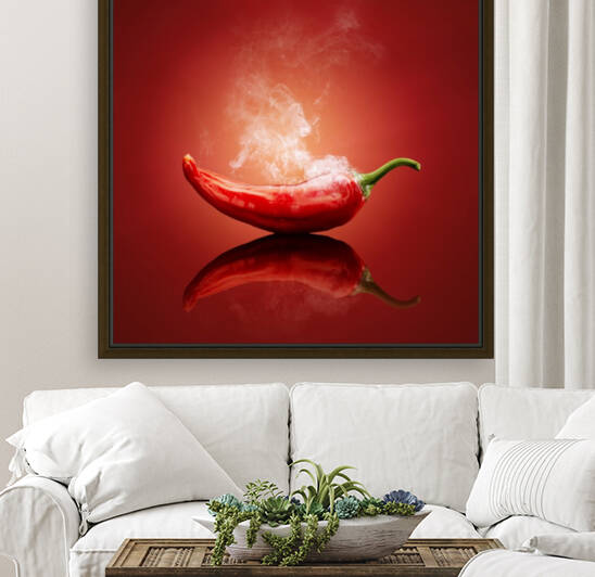 Chili red steaming hot by Johan Swanepoel