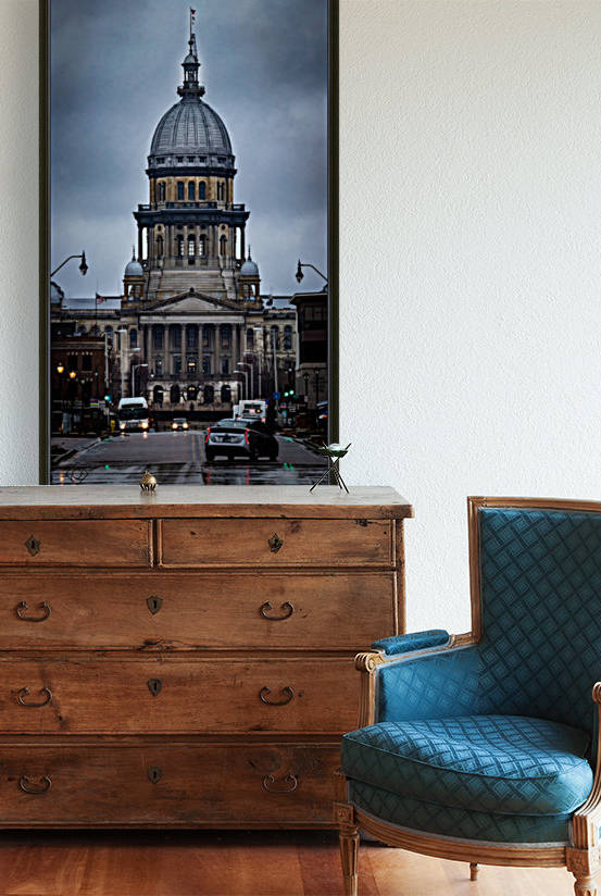 Illinois State Capitol by Jordan Williams of Air Imagery Services