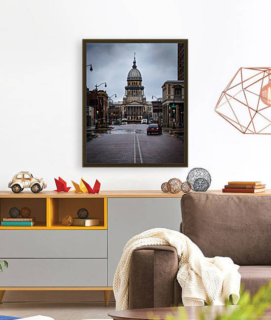 Illinois State Capitol by Jordan Williams of Air Imagery Services