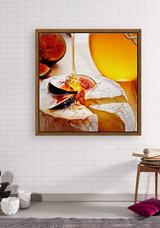 Brie Cheese with Figs and honey by Johan Swanepoel