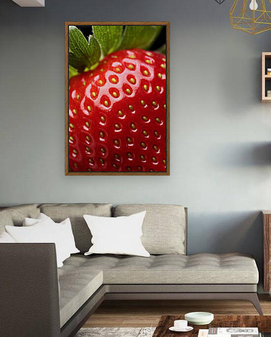 Fresh strawberry close-up by Johan Swanepoel