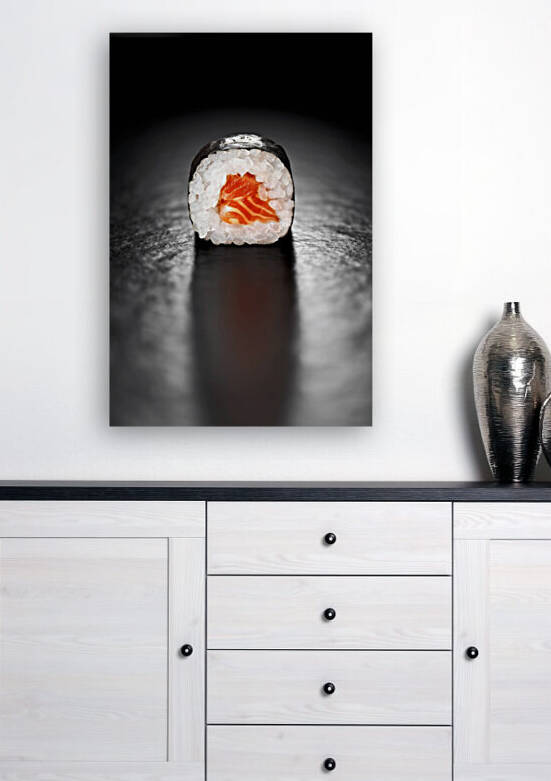 Maki Sushi Roll with Salmon by Johan Swanepoel