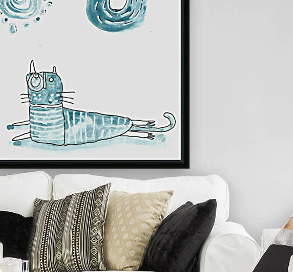 cat and the moon by charles djalu