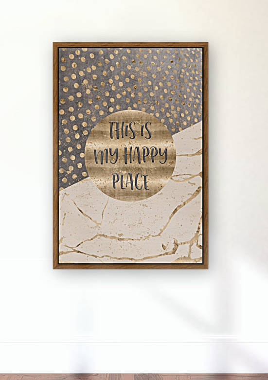 GRAPHIC ART This is my happy place by Melanie Viola