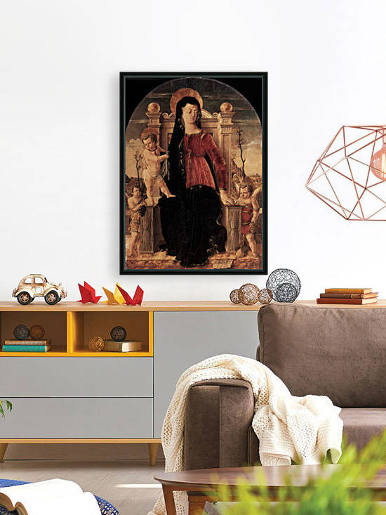 Schiavone, madonna in trono, berlino by Giorgio Schiavone