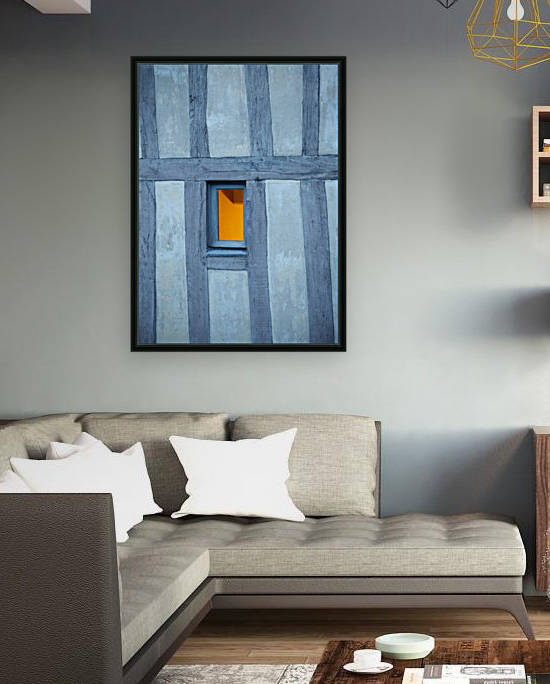 Mont Saint Michel Window by Maria Virginia Castro