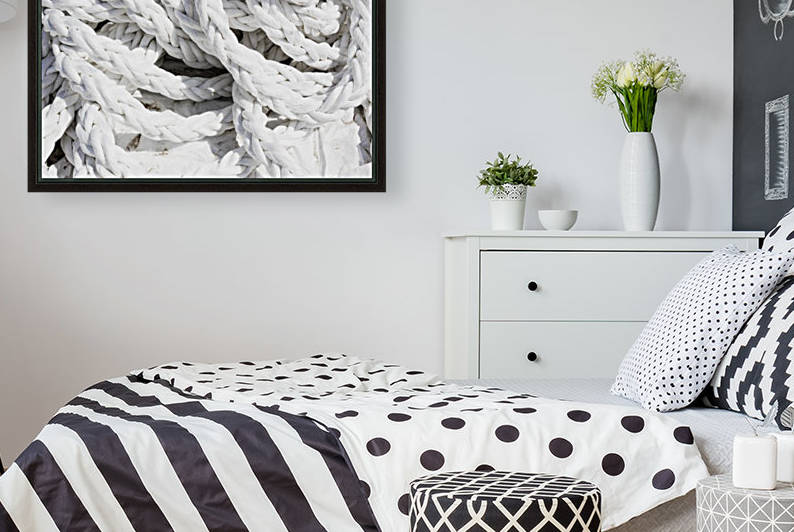 White Harbor Ropes by Maria Virginia Castro