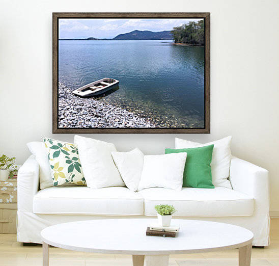 Peaceful Lake by Maria Virginia Castro