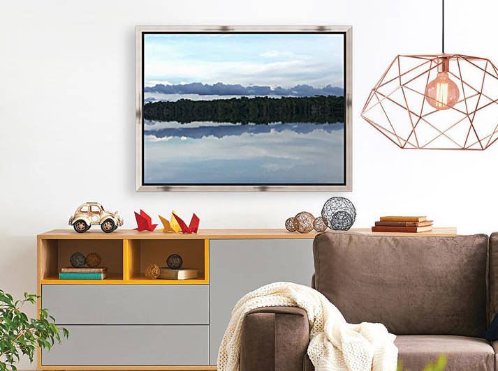 Sky Reflected In Still Water by Maria Virginia Castro