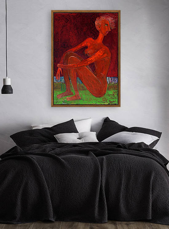 02.Youth 2013year  50x70 cm Original Painting Oil on Canvas4000$ by ZAKIR AHMEDOV