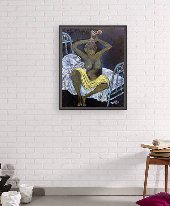 25.Good morning.2017year oil on canvas 50x40 cm 4000$ by ZAKIR AHMEDOV