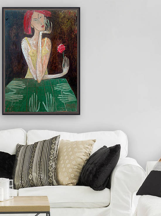 33.Elect..2017year 55x40cmOriginal Painting Oil on Canvas4000$ by ZAKIR AHMEDOV