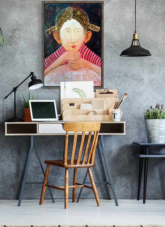 35.Desire. 2017 year  Original Painting Oil on Canvas 50 x 35 cm.2500$ by ZAKIR AHMEDOV