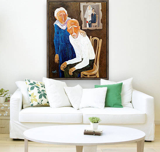 51A LIFE 2018year 70x90cmOriginal Painting Oil on Canvas8500$ by ZAKIR AHMEDOV