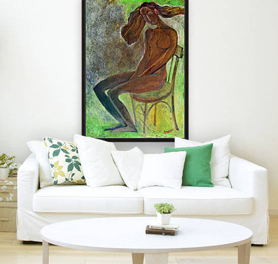 06.Meditation 2013year oil on canvas 50x70 cm3500$ by ZAKIR AHMEDOV