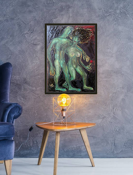 23.Time to love2017year oil on canvas 55x40cm4000$ by ZAKIR AHMEDOV