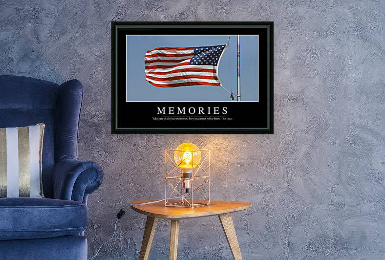 Memories: Inspirational Quote and Motivational Poster by StocktrekImages