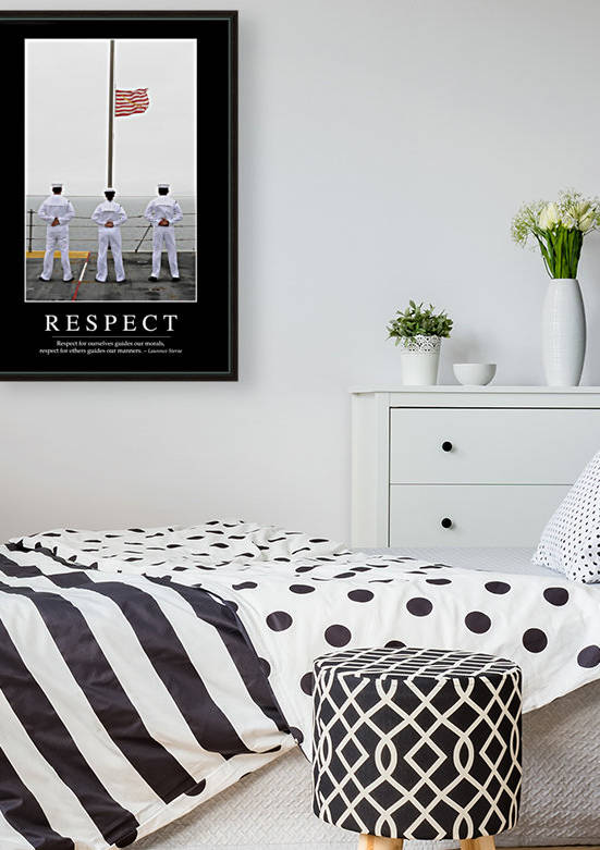 Respect: Inspirational Quote and Motivational Poster by StocktrekImages