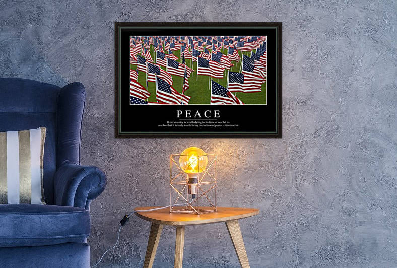 Peace: Inspirational Quote and Motivational Poster by StocktrekImages