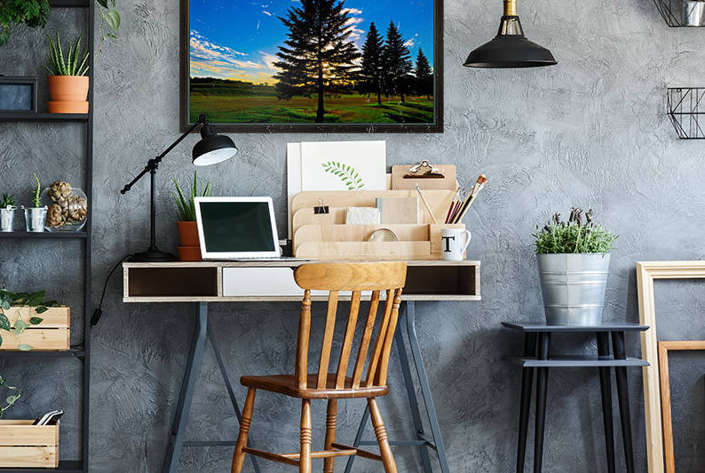 TREE AT SUNSET by Michael