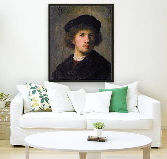 Self-portrait oil by Rembrandt