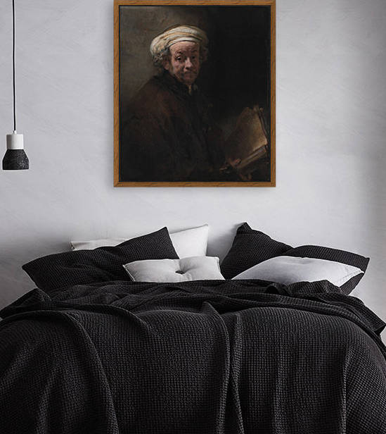 Self-portrait as the apostle Paul by Rembrandt