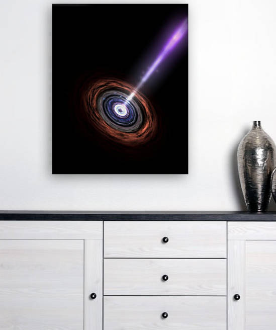 Gamma Rays in Galactic Nuclei by StocktrekImages