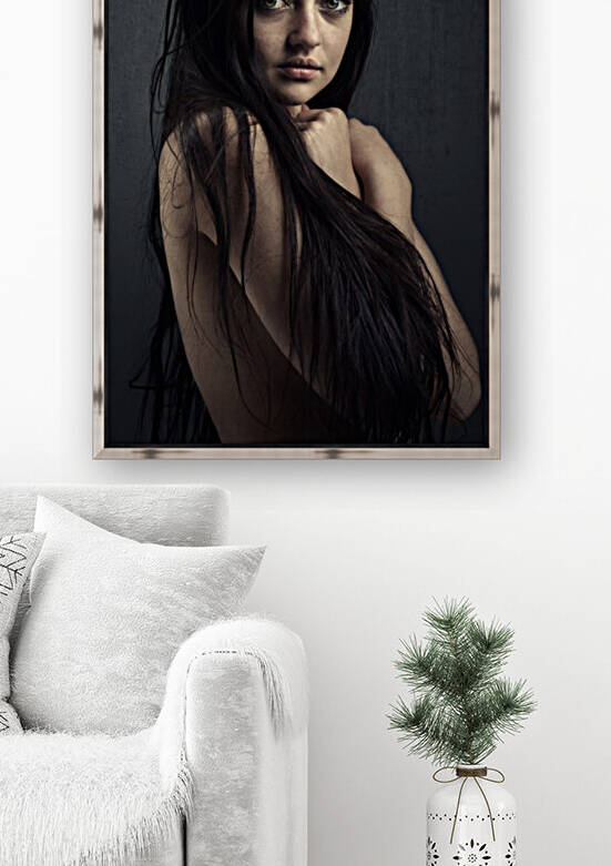 Innocent young woman by Johan Swanepoel