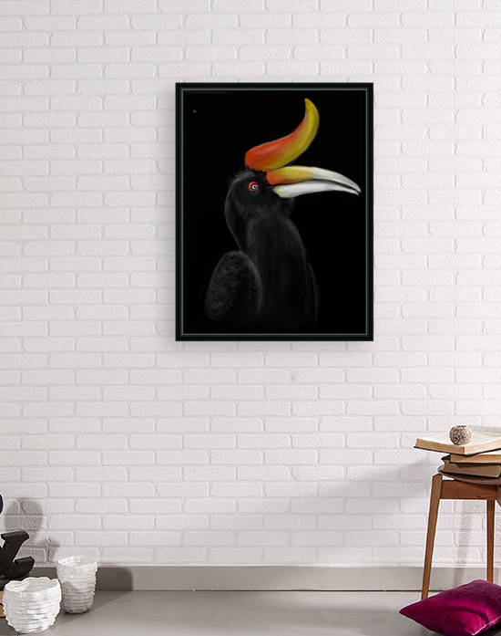 Rhinocerous Hornbill by Su Yi
