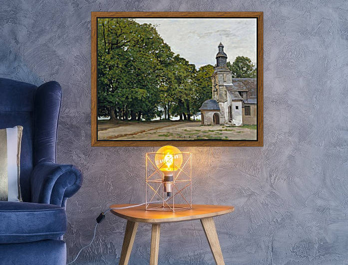 The Chapel of Notre-Dame-de-Grace, Honfleur by Claude Monet