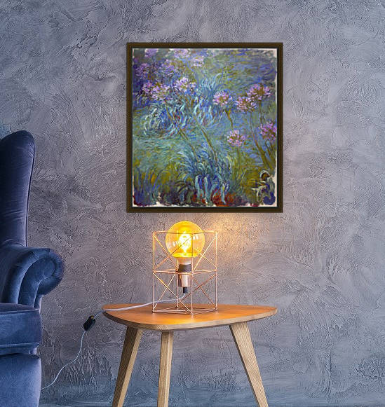 Agapanthus by Claude Monet