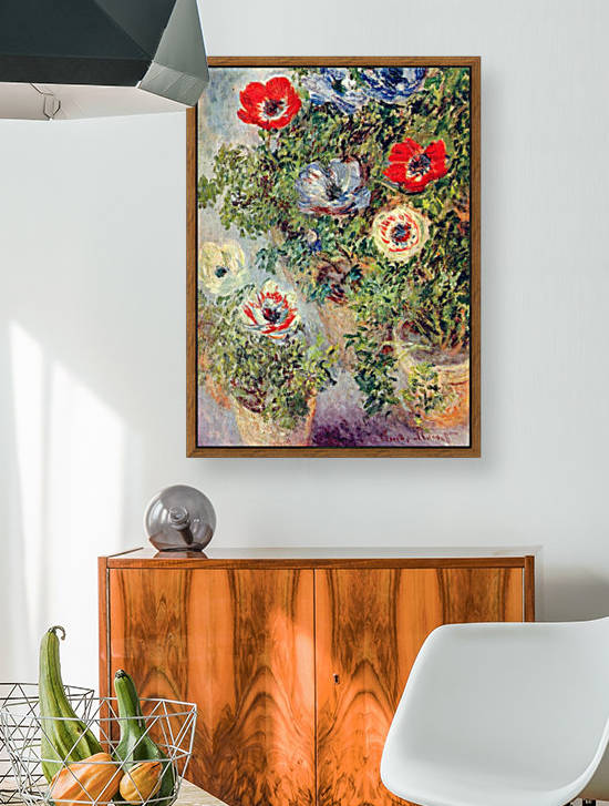 Anemonies by Claude Monet