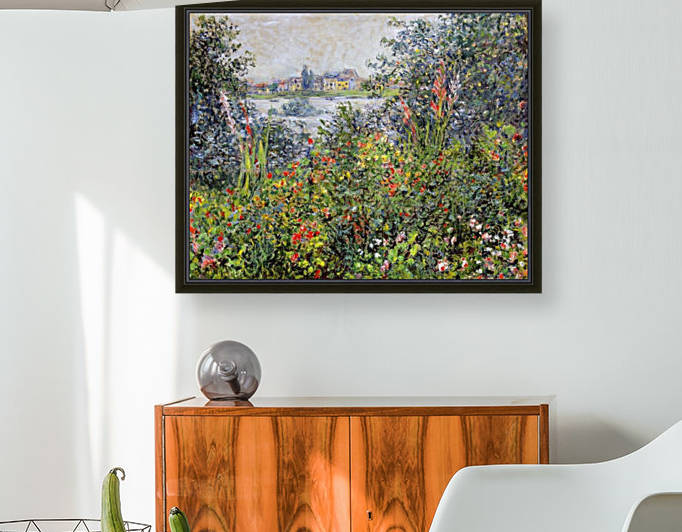 Flowers at Vetheuil by Claude Monet