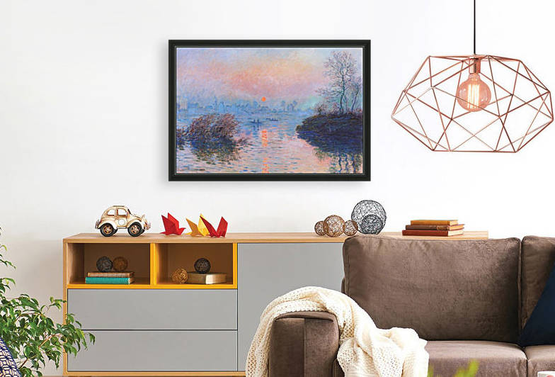 The Winter, near Lavacourt by Claude Monet