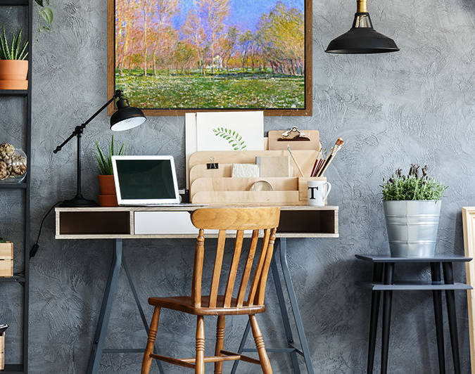 Spring Effect at Giverny by Claude Monet