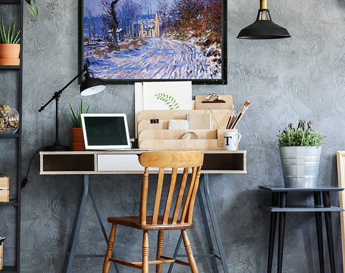 The Road at Giverny in Winter by Claude Monet