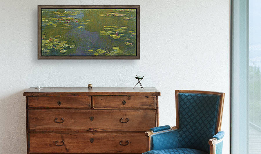 Nympheas (fragment) by Claude Monet