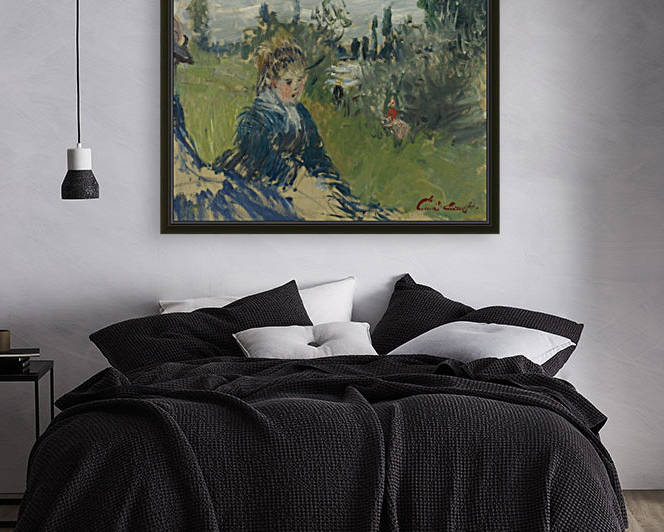 At the Meadow, Vetheuil by Claude Monet