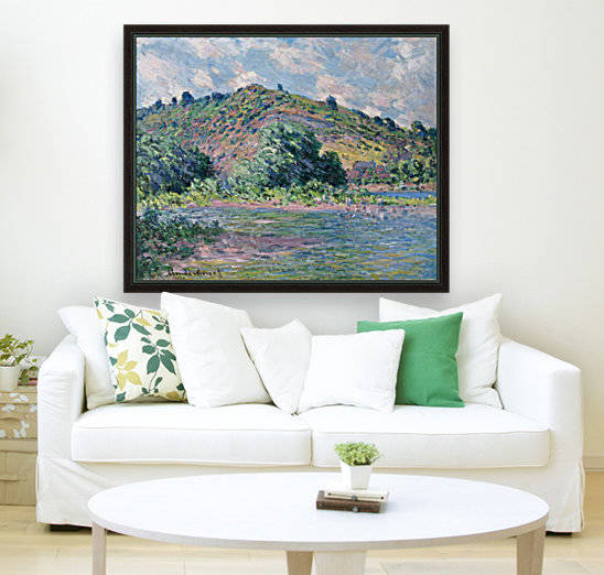 The Banks of the Seine at Port-Villez by Claude Monet