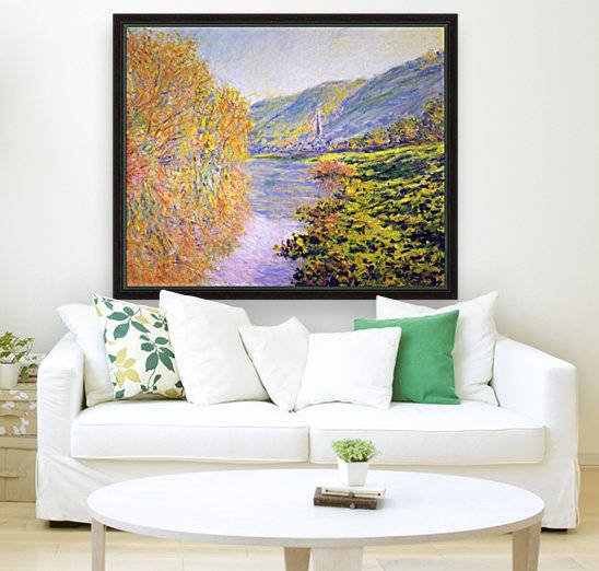 Banks of the Seine in Autumn by Claude Monet