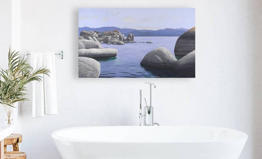 Rocky Cove On Lake Tahoe  by Frank Wilson