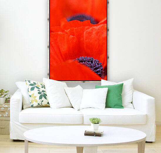 Poppy Heart I by Deb Oppermann