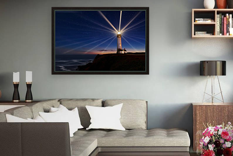 Lighting of the Lens by 1x