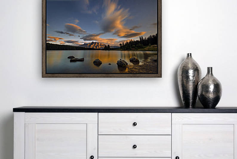 Two Jack Lake Sunset by 1x