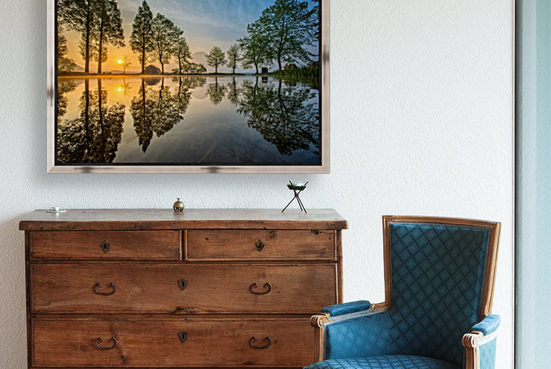 Mount Fuji reflected in Lake , Japan by 1x