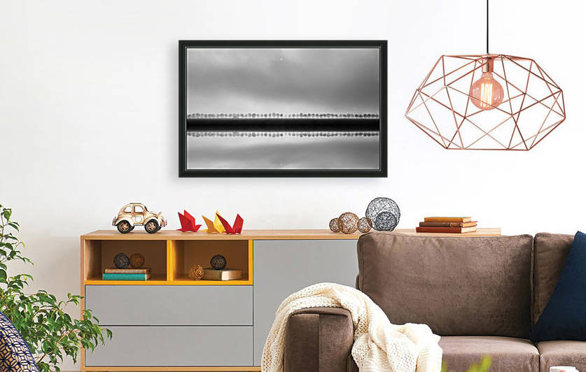 Polderlandscape in reflection by 1x