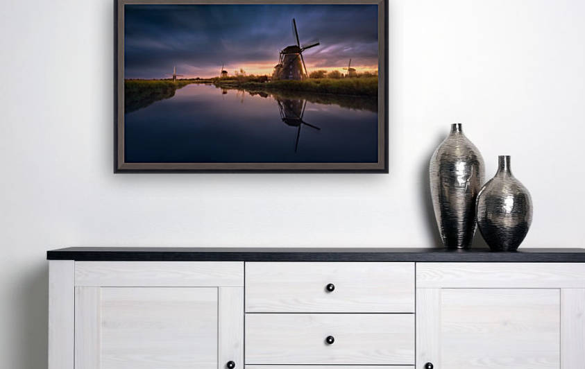 Kinderdijk Windmills by 1x