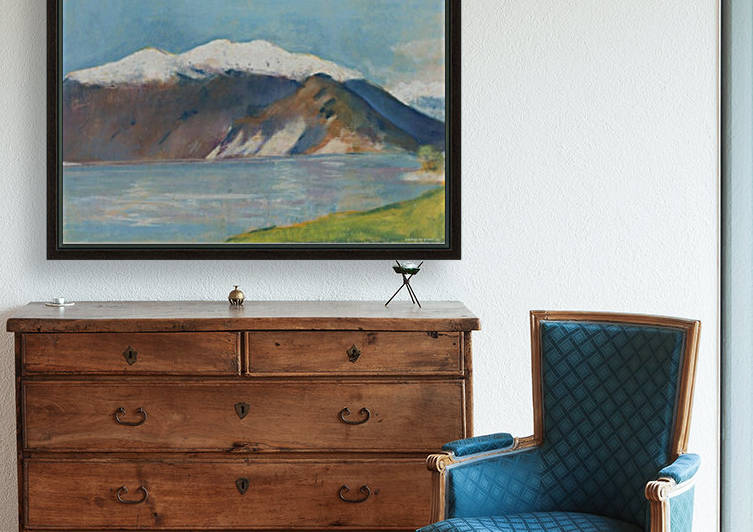 Lake Garda and Monte Baldo by Lesser Ury