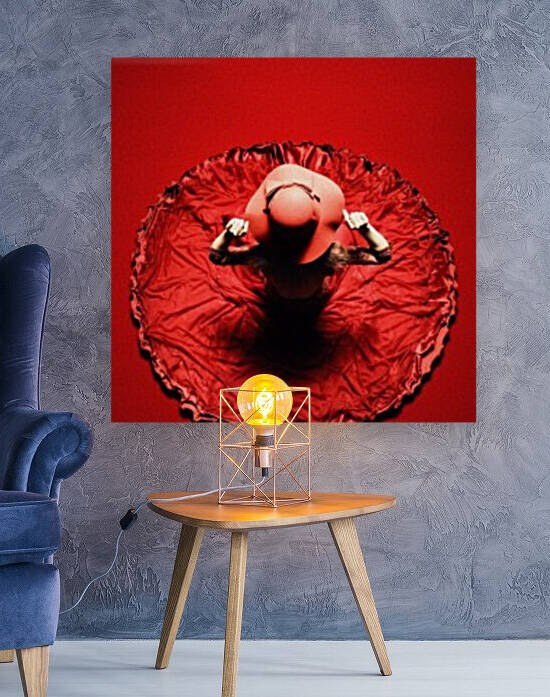 Lady in red by Johan Swanepoel